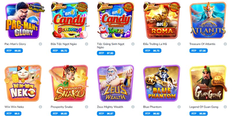 Sảnh nổ hũ cập nhật nhiều trò chơi hot